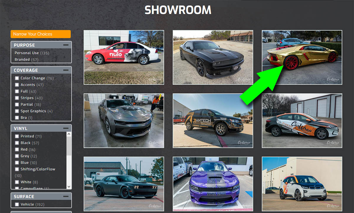 Car Wrap City Showroom