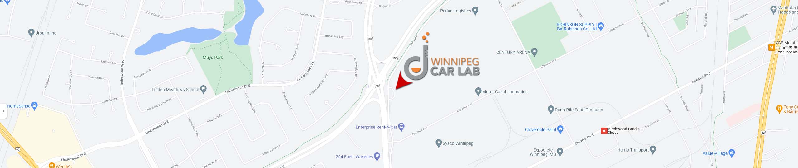 Winnipeg Car Lab location